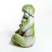 Boy W/Kitten & Book Outdoor/Indoor Statue - Bella Statues