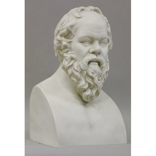 Socrates 21 (Chest Up) Outdoor/Indoor Statue - Bella Statues