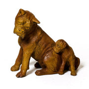 Boxer Dog And Pup Outdoor/Indoor Statue - Bella Statues