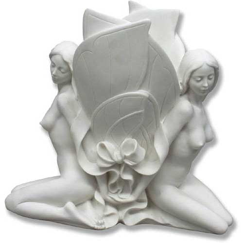 Fairy Twin Vase 8 H Outdoor/Indoor Statue - Bella Statues