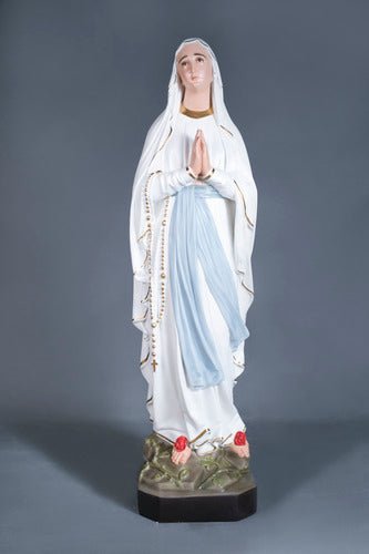 Custom Painted Lifesize Our Lady Of Lourdes Mary 36 Outdoor/Indoor Statue - Bella Statues