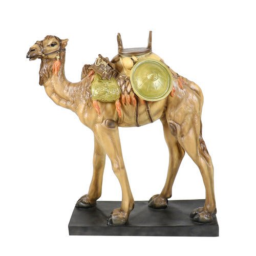 Custom Painted Lifesize Nativity Camel 50 H Ntv1.2 Outdoor/Indoor Statue - Bella Statues
