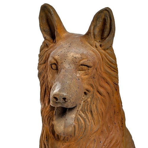 German Shepherd Sitting 30 H Outdoor/Indoor Statue - Bella Statues