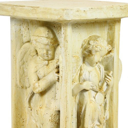 Della Robia Cherub Ped. 24 Outdoor/Indoor Statue - Bella Statues