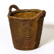 Round Basket Sm 14 Outdoor/Indoor Statue - Bella Statues