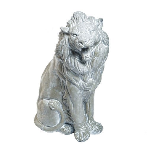 Sitting Lion De Bagni Delucca Outdoor/Indoor Statue - Bella Statues