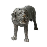 St. Bernard Dog standing 31"h Outdoor/Indoor Statue - Bella Statues