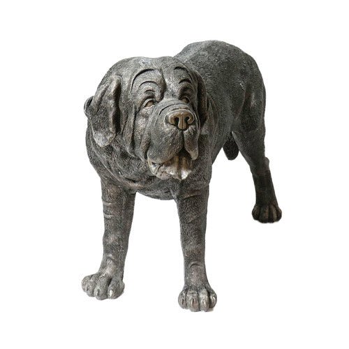 St. Bernard Dog standing 31"h Outdoor/Indoor Statue - Bella Statues