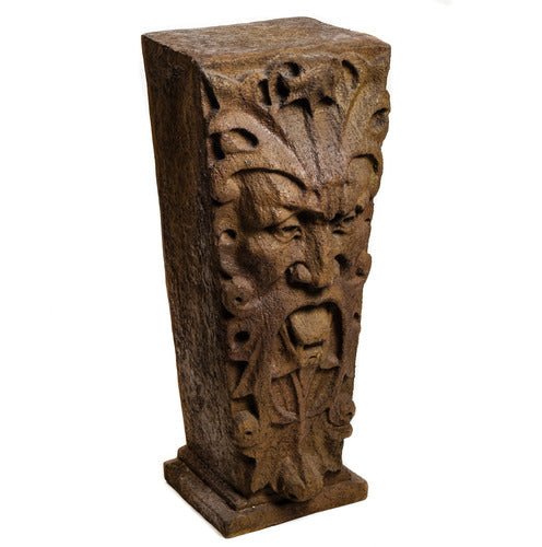 Lifesize Mouth Of Truth Pedestal 37 Outdoor/Indoor Statue - Bella Statues