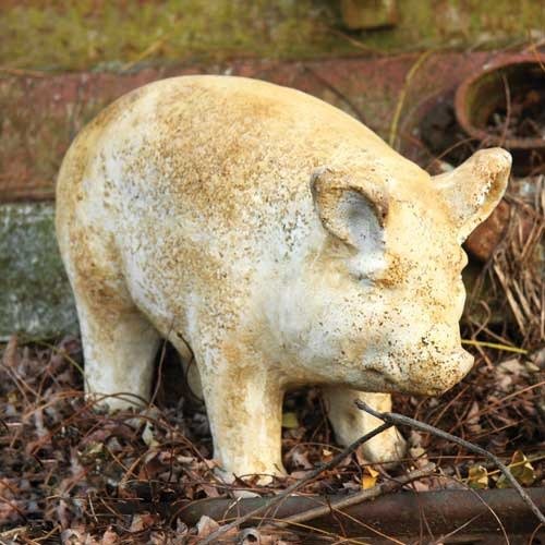 Pig - Standing 9.5 Outdoor/Indoor Statue - Bella Statues