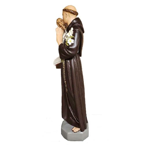 Custom Painted Lifesize St. Anthony With Child 44"h Outdoor/Indoor Statue - Bella Statues