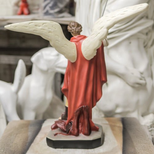 Custom Painted St. Michael Overcomes Satan Outdoor/Indoor Statue - Bella Statues