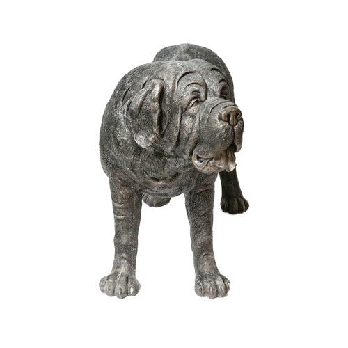 St. Bernard Dog standing 31"h Outdoor/Indoor Statue - Bella Statues