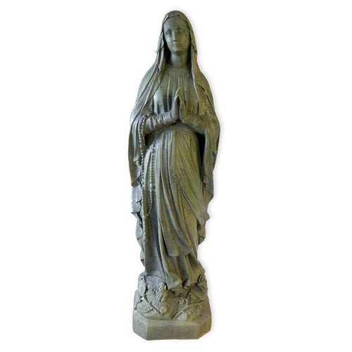 Lifesize Our Lady Of Lourdes Virgin Mary 36 Outdoor/Indoor Statue - Bella Statues