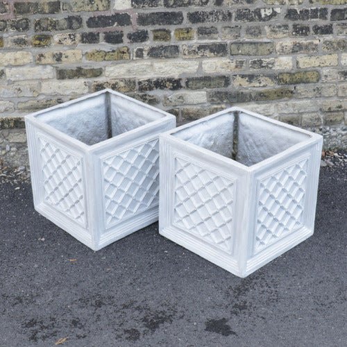 20 Lattice Box 19 H (R) Outdoor/Indoor Statue - Bella Statues