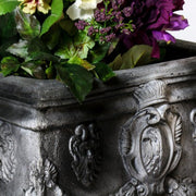 English Square Pot 11 Outdoor/Indoor Statue - Bella Statues