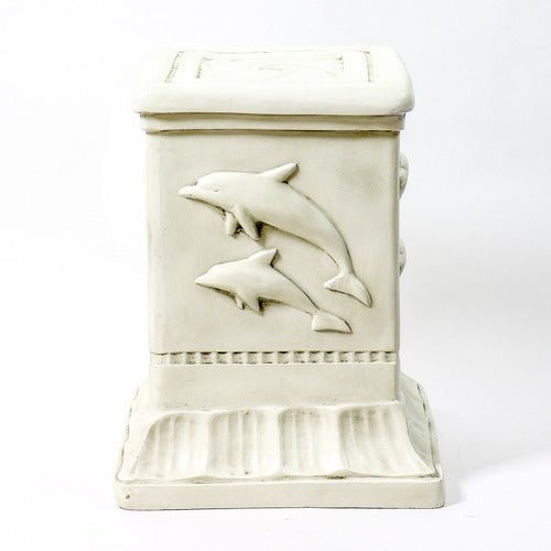 Dolphin Square Pedestal 20 Outdoor/Indoor Statue - Bella Statues