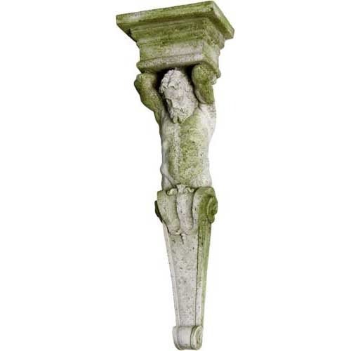Masculine Caryatid Bracket 25 Outdoor/Indoor Statue - Bella Statues