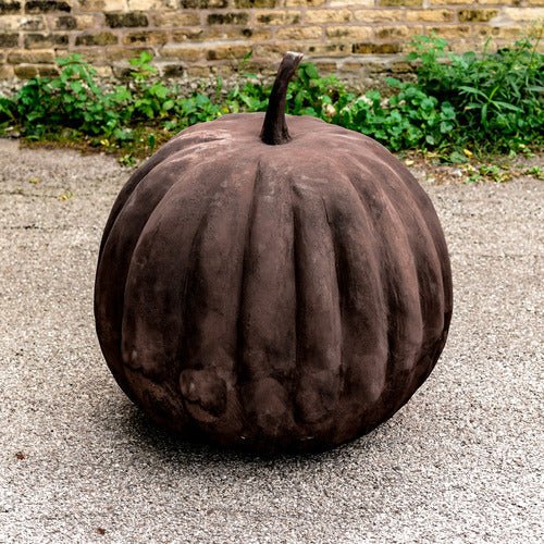 Lifesize Pumpkin 37 Inch Largest Outdoor/Indoor Statue - Bella Statues