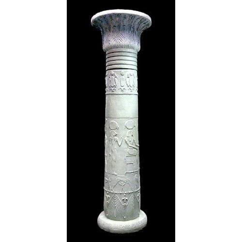 Lifesize Papyrus Column 110 Outdoor/Indoor Statue - Bella Statues