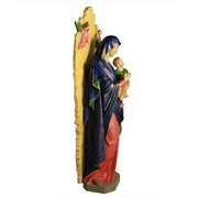 Custom Painted Lifesize Custom Painted Lady of Perpetual Help Mary Madonna and child w/Sunburst Outdoor/Indoor Statue - Bella Statues