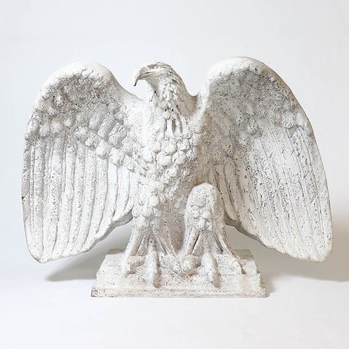 Lifesize Eagle on Base Outdoor/Indoor Statue - Bella Statues