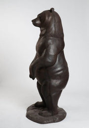 Lifesize BIG BROWN BEAR Outdoor/Indoor Statue - Bella Statues