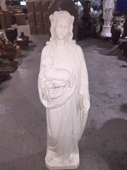 Lifesize ST. AGNES 5' Outdoor/Indoor Statue - Bella Statues