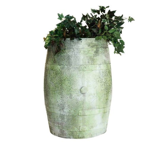 Whiskey Barrel Planter Outdoor/Indoor Statue - Bella Statues