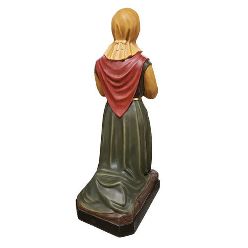 Custom Painted Lifesize ST. BERNADETTE 43" Outdoor/Indoor Statue - Bella Statues