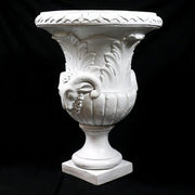 Ram Head Urn (2 Sides) 29 H Outdoor/Indoor Statue - Bella Statues