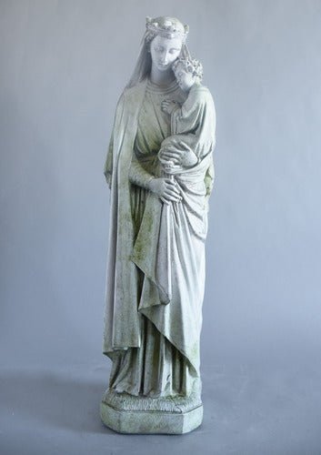 Queen Mary And Child 25 H Outdoor/Indoor Statue - Bella Statues