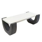 Lifesize Stone Bench Outdoor/Indoor Statue - Bella Statues