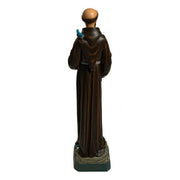 Custom Painted Lifesize Saint Francis 43H Outdoor/Indoor Statue - Bella Statues