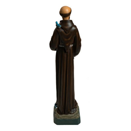 Custom Painted Lifesize Saint Francis 43H Outdoor/Indoor Statue - Bella Statues