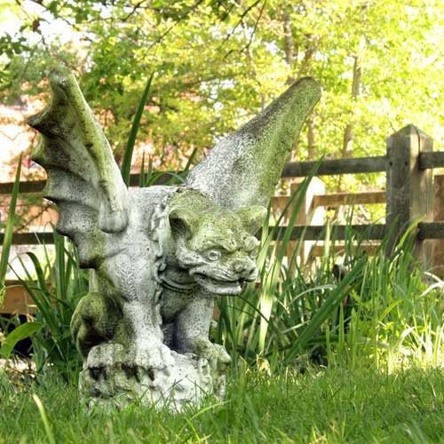 Castle Gate Gargoyle Large Outdoor/Indoor Statue - Bella Statues