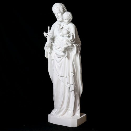 Lifesize Saint Joseph And Child 49"H Outdoor/Indoor Statue - Bella Statues