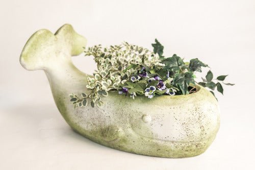 Whale planter Outdoor/Indoor Statue - Bella Statues
