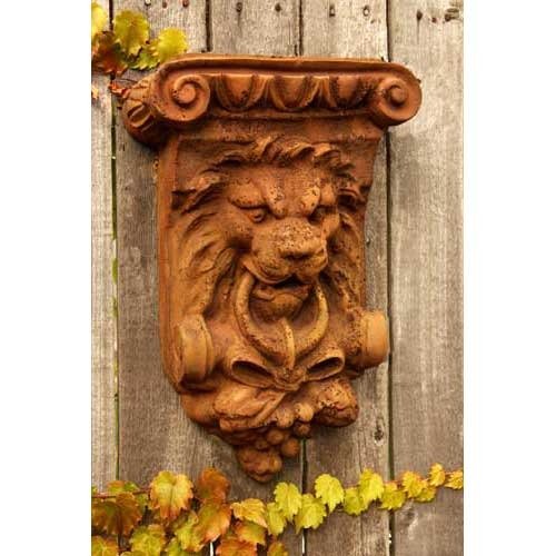 Lion Mascot Bracket 15 Outdoor/Indoor Statue - Bella Statues