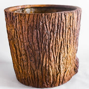 Oak Bark Planter Large Outdoor/Indoor Statue - Bella Statues
