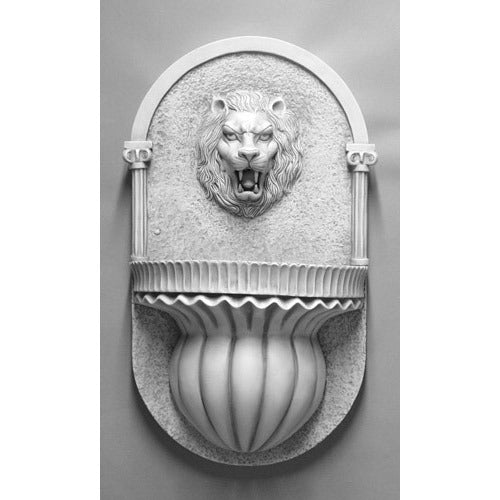 Lion Fountain 35 H (R) Outdoor/Indoor Statue - Bella Statues