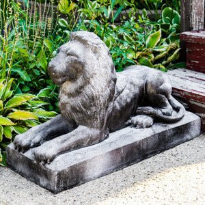 Sentinel Lion 32 W Outdoor/Indoor Statue - Bella Statues