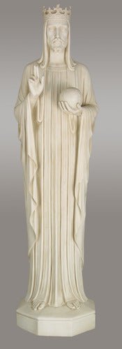 Lifesize Christ The King 47" H Outdoor/Indoor Statue - Bella Statues