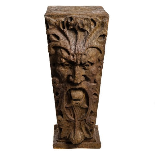 Lifesize Mouth Of Truth Pedestal 37 Outdoor/Indoor Statue - Bella Statues