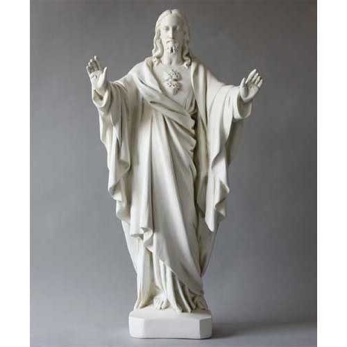Sacred Heart 26" Outdoor/Indoor Statue - Bella Statues