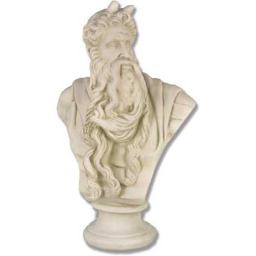 Moses Bust Michlangelo 23 Outdoor/Indoor Statue - Bella Statues