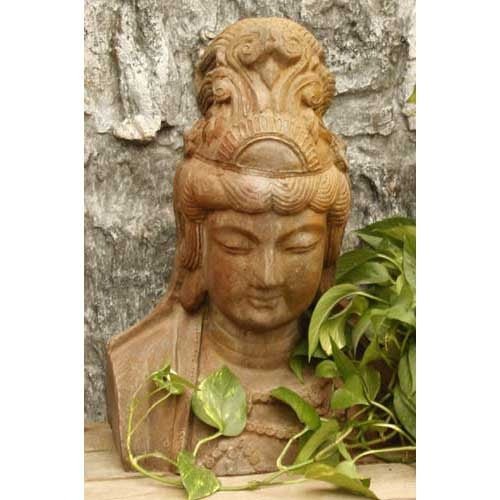 Kwan Yin Bust 22 Outdoor/Indoor Statue - Bella Statues