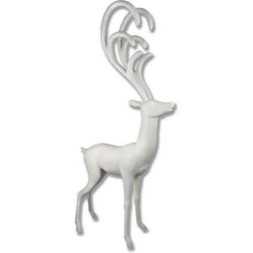 Lifesize Fantasy Deer - Forward 87 Outdoor/Indoor Statue - Bella Statues