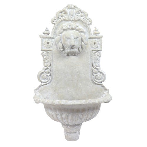 English Lion Wall Fountain Outdoor/Indoor Statue - Bella Statues