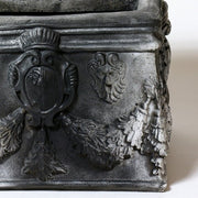 English Square Pot 11 Outdoor/Indoor Statue - Bella Statues